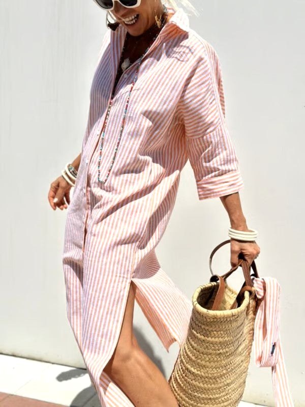 Vivienne | Women's Polo Midi Summer Dress - image 6