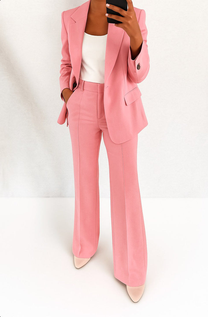 Vivienne | Women's Tailored Blazer and Trouser Set | Animated Apparel | Black