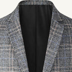 Warren | Men's Checked Lightweight Slim Fit Blazer, Smart Casual Blazer Suit | Animated Apparel
