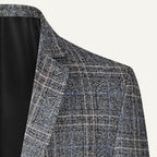 Warren | Men's Checked Lightweight Slim Fit Blazer, Smart Casual Blazer Suit | Animated Apparel
