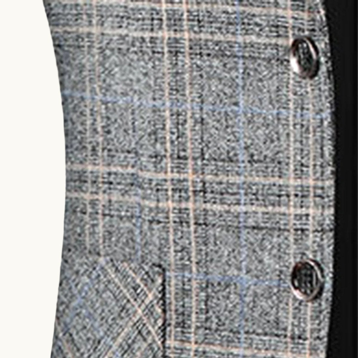 Warren | Men's Checked Lightweight Slim Fit Blazer, Smart Casual Blazer Suit | Animated Apparel