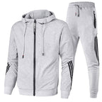 Warren | Men's Relaxed-Fit Tracksuit, Contemporary Two-Piece Set | Animated Apparel