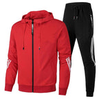 Warren | Men's Relaxed-Fit Tracksuit, Contemporary Two-Piece Set | Animated Apparel