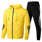 Warren | Men's Relaxed-Fit Tracksuit, Contemporary Two-Piece Set | Animated Apparel