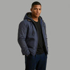 Wesley | Men's Hooded Fleece-Lined Jacket, Warm Winter Coat | Animated Apparel
