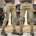 Caleb | Men's Cargo Trousers with Multiple Pockets, Practical Work Trousers | Animated Apparel