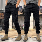 Caleb | Men's Cargo Trousers with Multiple Pockets, Practical Work Trousers | Animated Apparel