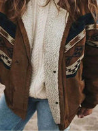 Winifred | Women's Plush Winter Coat, Retro Style Autumn Coat | Animated Apparel