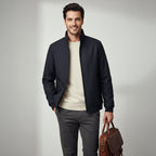 Wyatt | Men's Fleece-Lined Jacket, Relaxed Structured Autumn Jacket | Animated Apparel