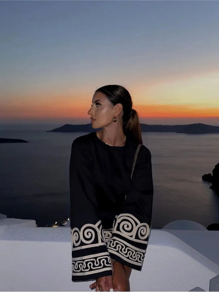 Yara | Women's Artistic Kaftan Dress - image 2